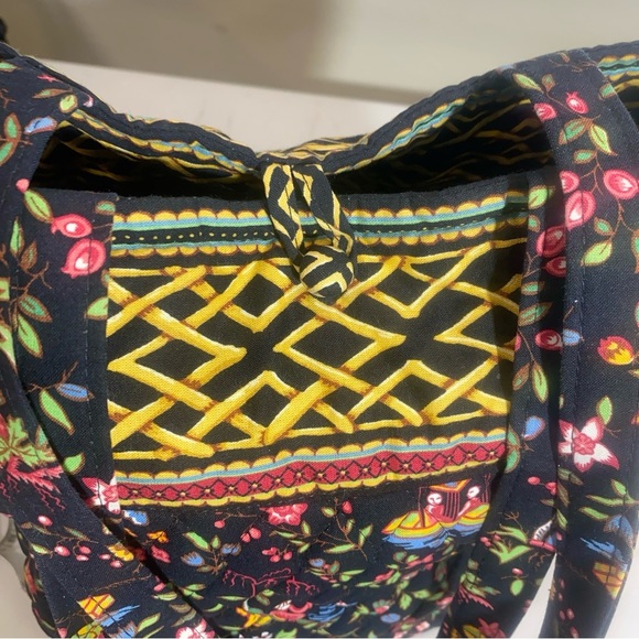 Vera Bradley Quilted Duffle Bag multi color Japanese print Travel Tote - Picture 11 of 11